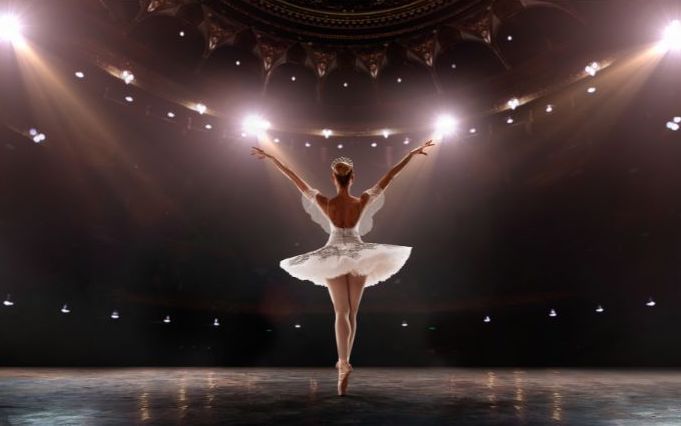 ballet dancer on stage