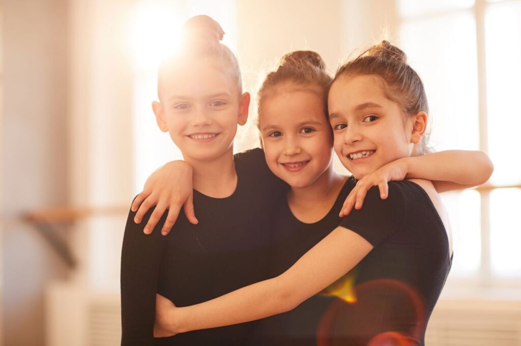 ballet students happy
